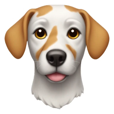 bird head dog body sticker