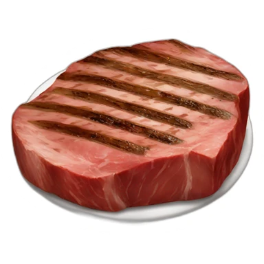 Steak on grill  sticker