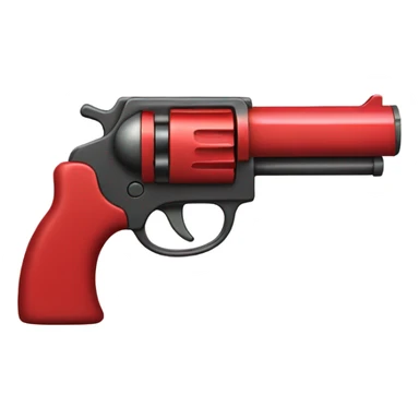 Red Money gun sticker