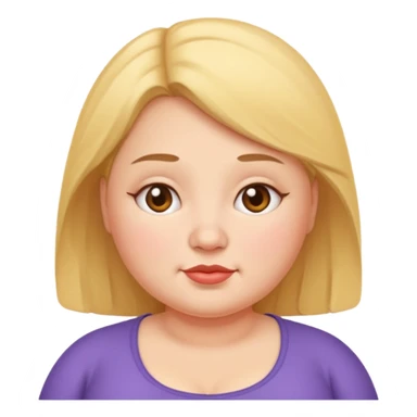 약간 통통한 여자 sticker