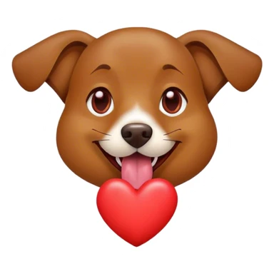 Perro enamorado sticker