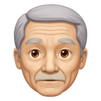 old man  beauty face pack  sticker