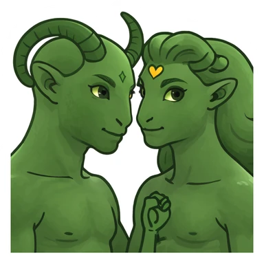 Aries and Sagittarius love sticker