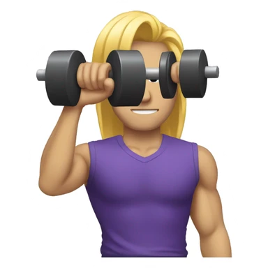 guy holding a dumbell bad form sticker