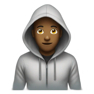 hacker in the hoodie sticker
