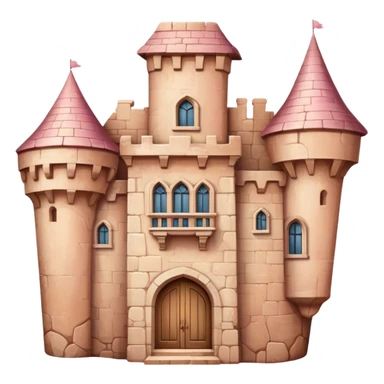Château rose  sticker