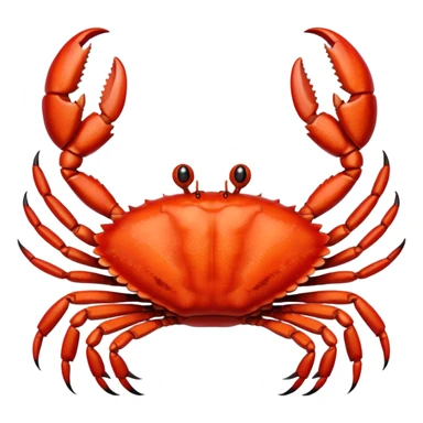 Cooked crab sticker