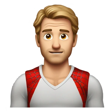 Mann der aussieht wie Spiderman aber insgeheim Bösewicht ist sticker