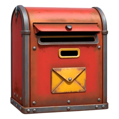 old letter box sticker