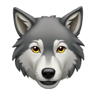 wolf sticker