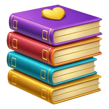 colofull books, golden glow sticker
