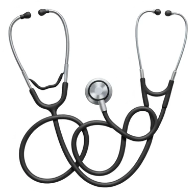 Stethoscope cartoon sticker