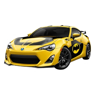  Batman and 60’s Batgirl themed Scion FR-S  sticker