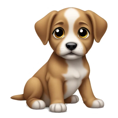 Baby puppy sticker