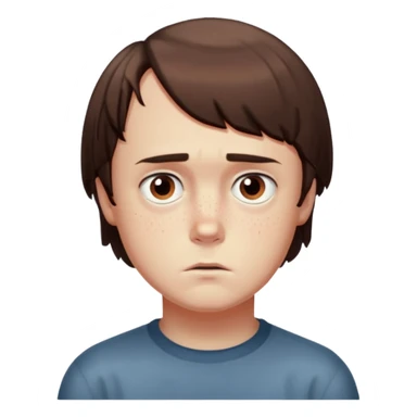 will's from stranger things sad sticker
