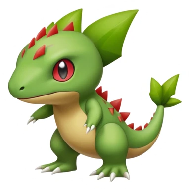 Larvitar-Axew-hybrid-Fakémon-creature (full body) sticker