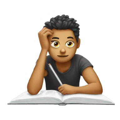 Bored of studying  sticker