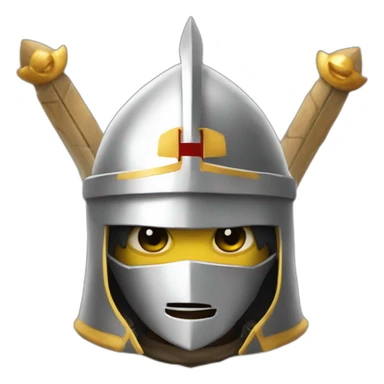Templar knight sticker