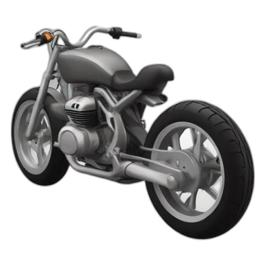 Moto roue arrière sticker