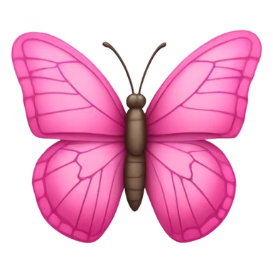 pink butterfly  sticker