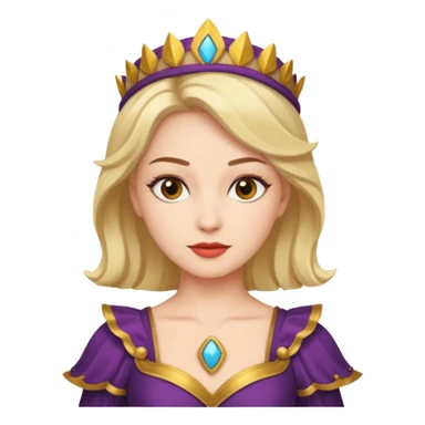 female actor in costume sticker