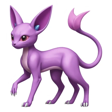 Miraidon-Genesect-Espeon-Mewtwo-Fakémon-hybrid-creature (full body)  sticker