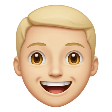 I want an overly excited face that says “I am so excited, I cannot contain. With eyes tightly squeezed closed together and a big grin emoji. Close their eyes  sticker