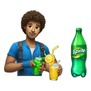 Sprite soda sticker