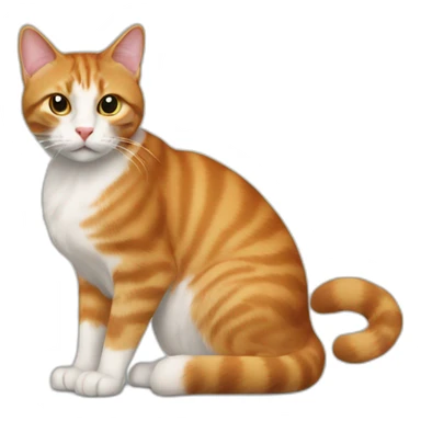 Cat de poil sérieux sticker