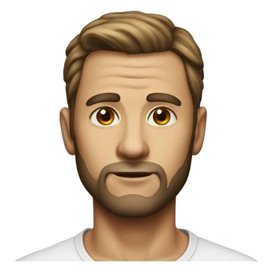 man in full growth  photorealistic serious sticker