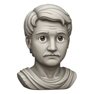 Statue of a man  sticker