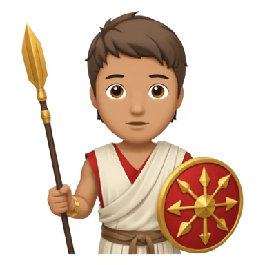 man with eros clothes and arrows sticker