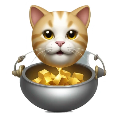 cat with a censer bar over it’s mouth  sticker