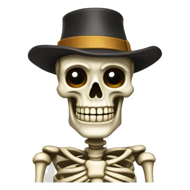 official papyrus the skeleton sticker
