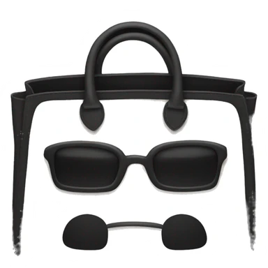 Black birkin bag sticker