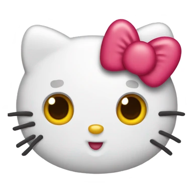 Hello kitty heart eyes  sticker