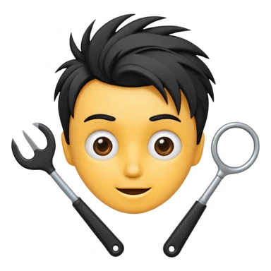 Scissoring animated  sticker