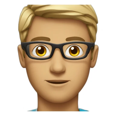 ciclista ojos achinados  sticker