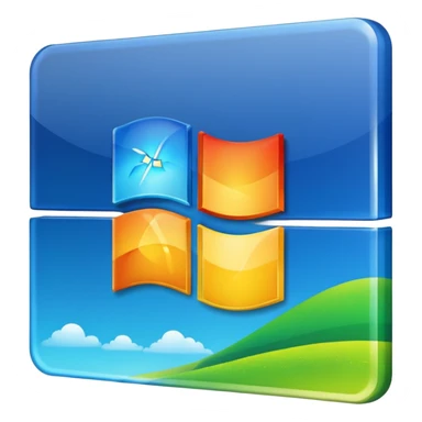 Windows XP logo sticker