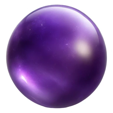 Cry gal amethyst ball sticker