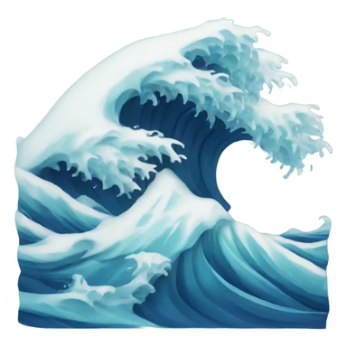 ocean waves sticker