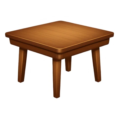 Table facing at the front sticker