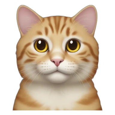 Cat giga chad sticker