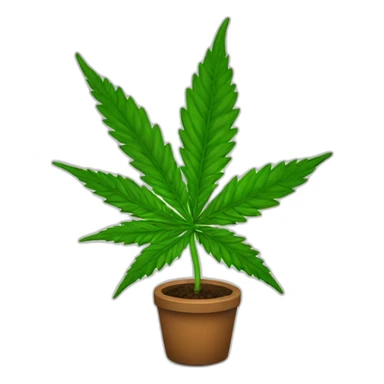 cannabis-plant sticker
