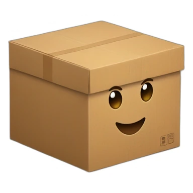 carboard box sticker