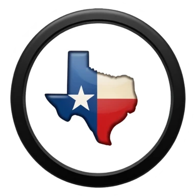 No sign through Texas sticker