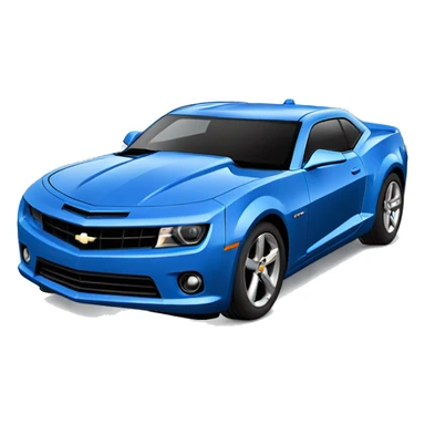 Blue Chevrolet Camaro  sticker