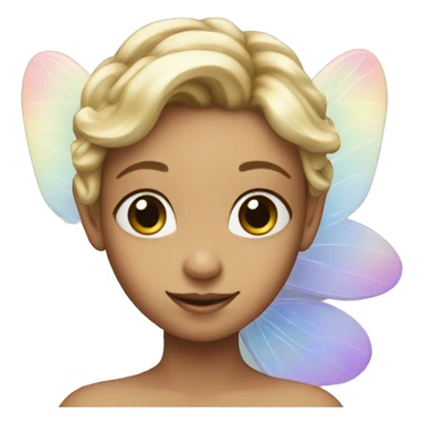 Iridescent fairy sticker