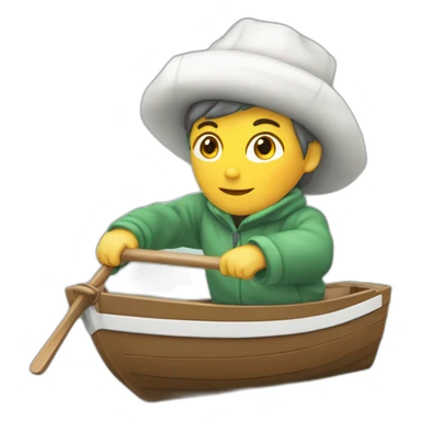 Poubelle sur bateau sticker