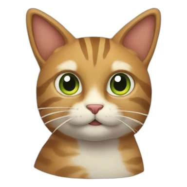 cat with antlers sticker